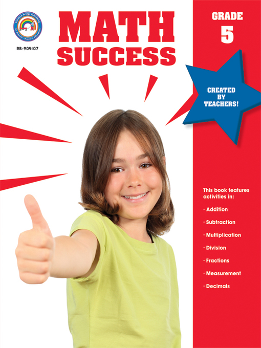 Title details for Math Success, Grade 5 by Carson Dellosa Education - Available